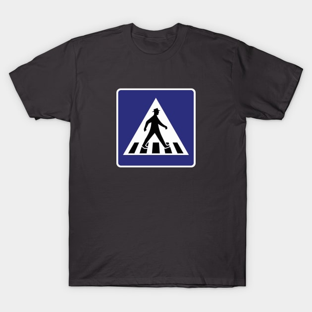 German Pedestrian Crosswalk Man with Hat Berlin Sign T-Shirt by HipsterSketch